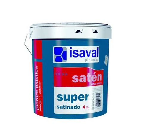 Краска интерьерная ISAVAL Сатинадо Супер 1 л белый